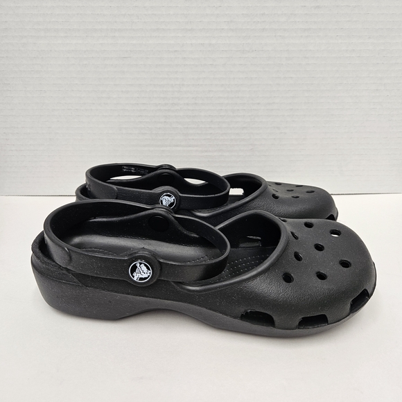 CROCS Women's Black Mules & Clogs - Picture 1 of 9